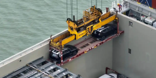 汽车集装箱海运，，可折叠集装箱商品车专用框架