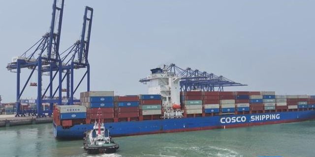 秦皇岛-天津-洋浦集装箱海运航线开通